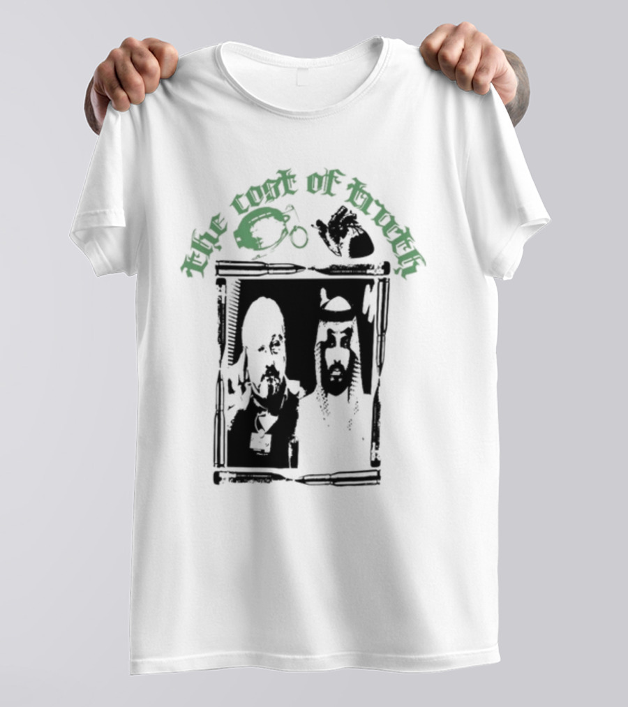 The Cost Of Truth Newspaper Collage T-Shirt