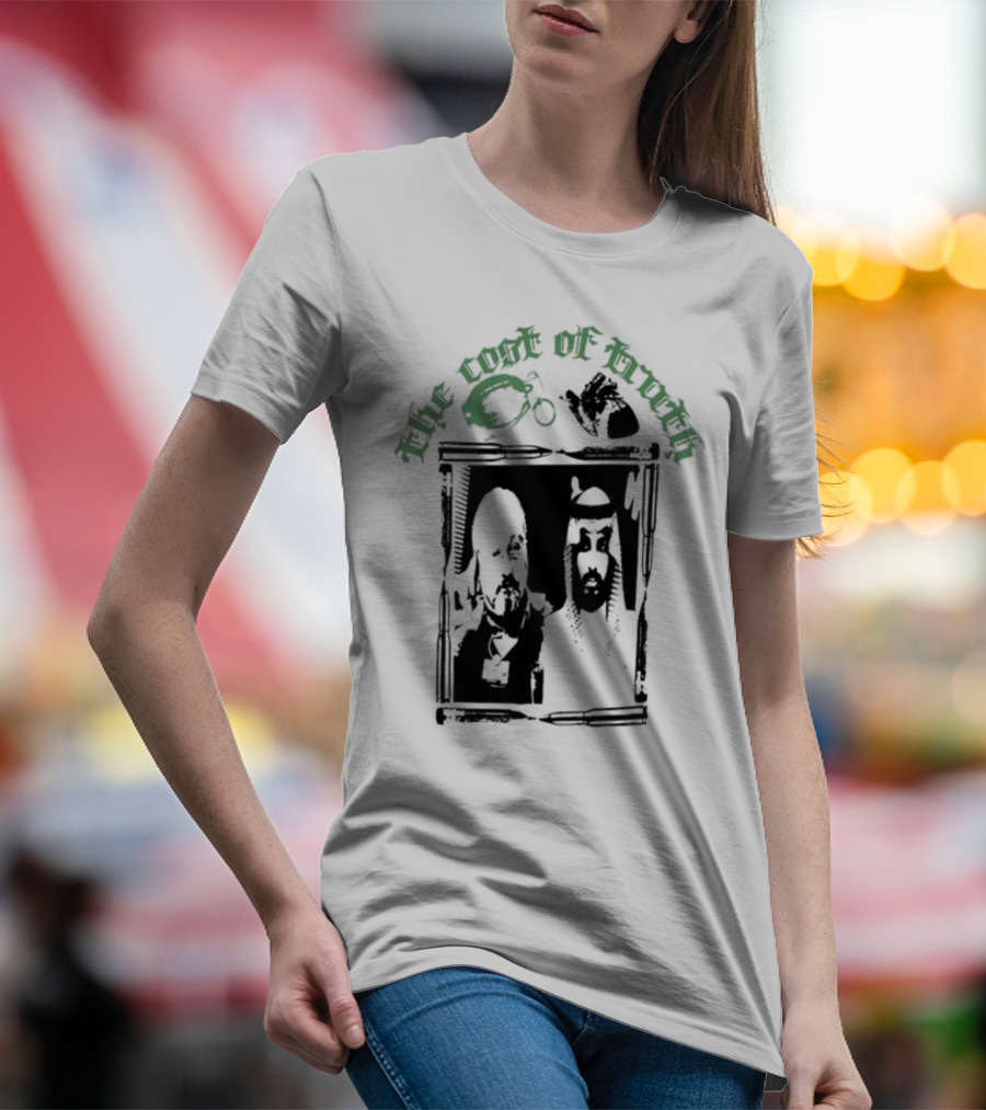 The Cost Of Truth Newspaper Collage T-Shirt