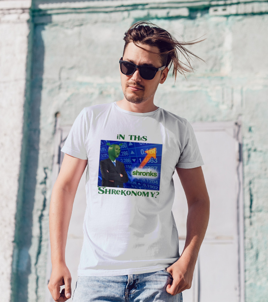Shirts That Go Hard Shronks In This Shrekonomy Stock Market T-Shirt