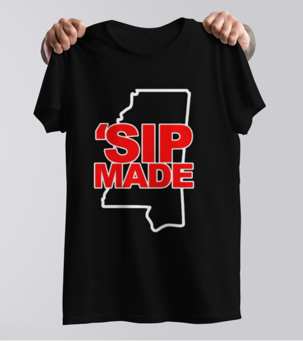 Kelvin Bolden 'Sip Made Mississippi State Outline T-Shirt