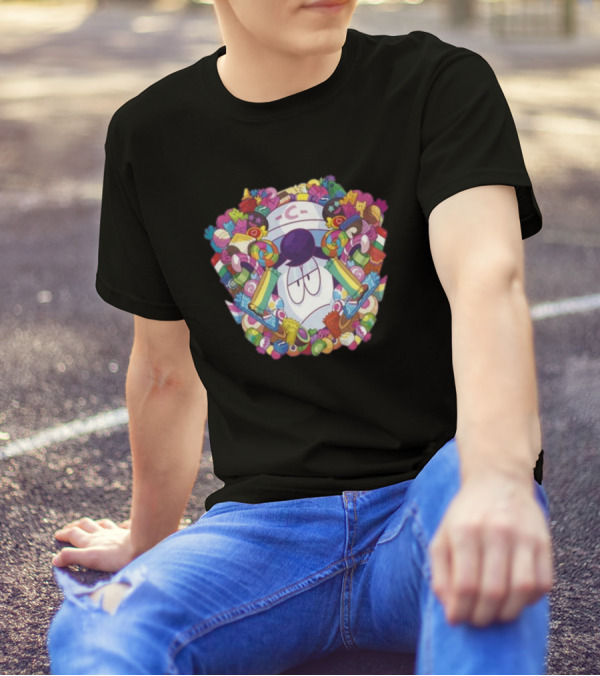 C- Cup With Overwhelming Candy And Sweets Explosion T-Shirt