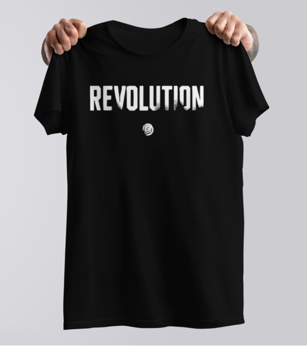 Revolution Revolutionx Text With Subtle T-Shirt