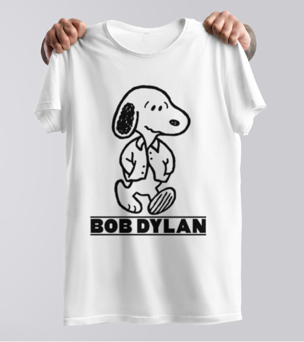 Stereospectralprints Bob Dylan Snoopy Peanuts Character T-Shirt