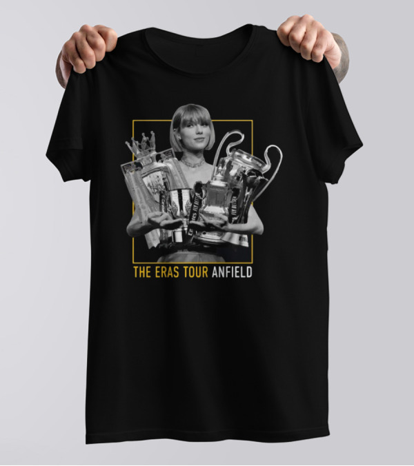 Taylor The Eras Tour Anfield UEFA Champions League Trophies T-Shirt