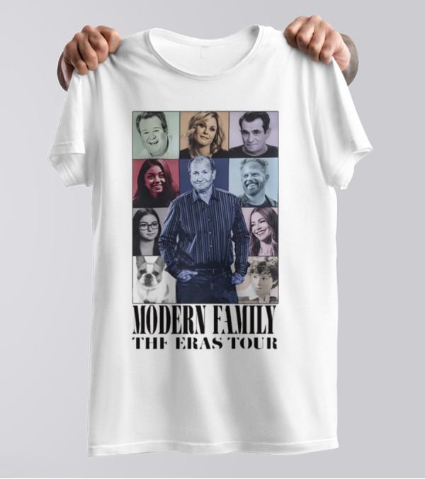 Modern Family The Eras Tour Cast Collage T-Shirt