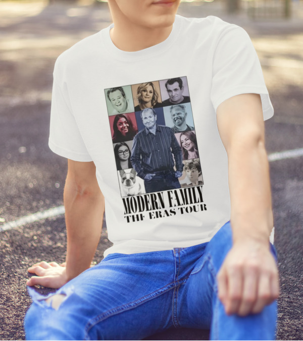 Modern Family The Eras Tour Cast Collage T-Shirt