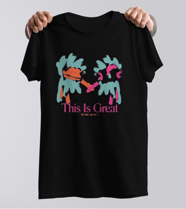 This Is Great Remi Wolf Two Abstract Figures T-Shirt
