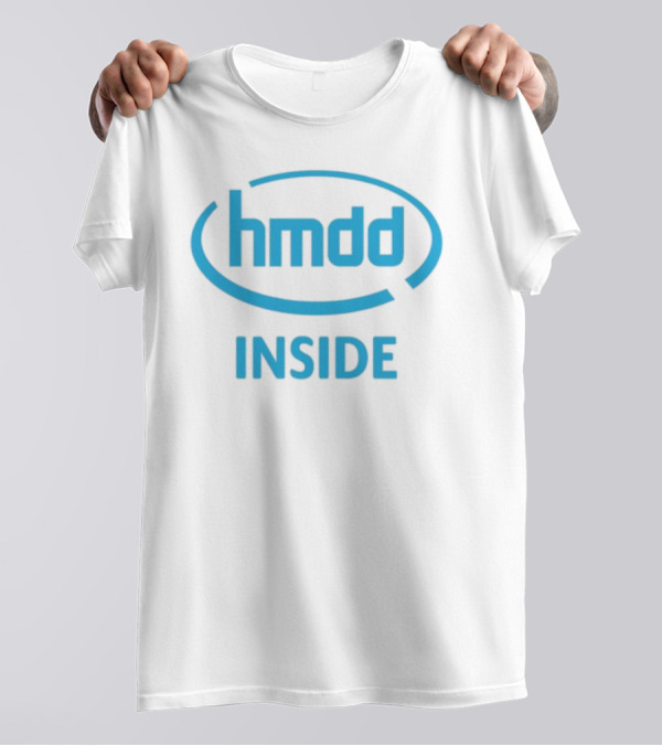 Hmdd Inside Logo Parody Dantebowe Wearing T-Shirt