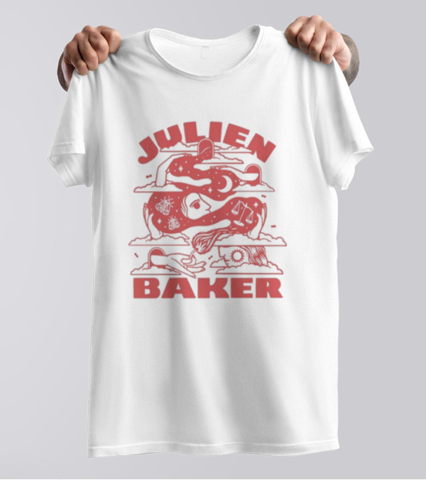 Julien Baker Surreal Cosmic Red T-Shirt