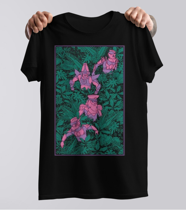 Rainforest Robot Explorers Jungle Expedition T-Shirt