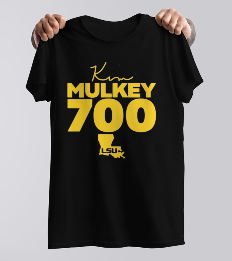 Kim Mulkey 700 LSU Women's Basketball Achievement T-Shirt