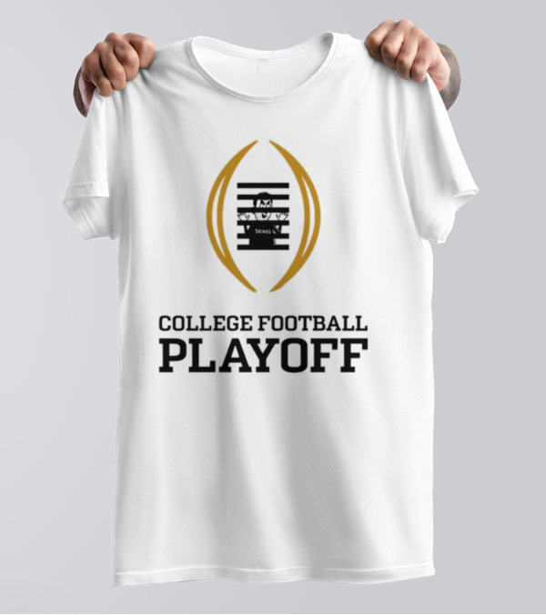 Prison College Football Playoff Behind Bars Concept T-Shirt