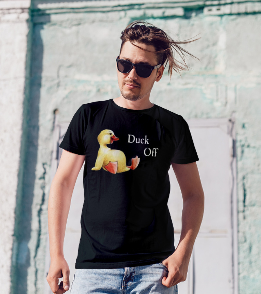 Sadie Crowell Duck Off New Duckling Humorous Phrase T-Shirt