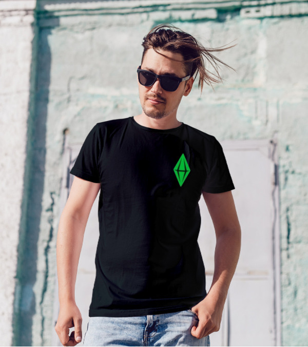The Sims Onyx Runners Green Plumbob Icon T-Shirt