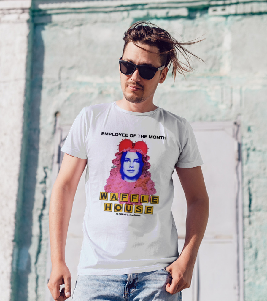 Employee Of The Month Waffle House Lana Del Waitress Buggirl200 T-Shirt