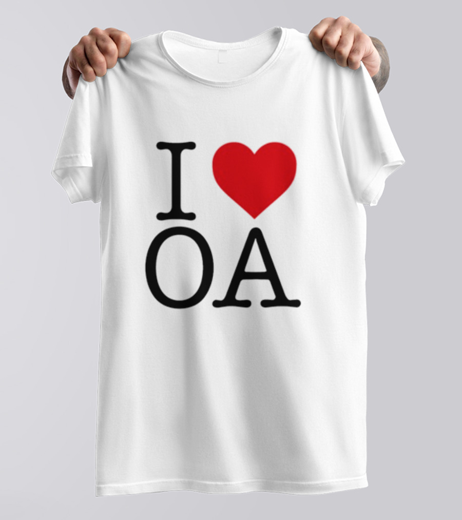 I Heart OA Symbolized Love For OA Movement T-Shirt