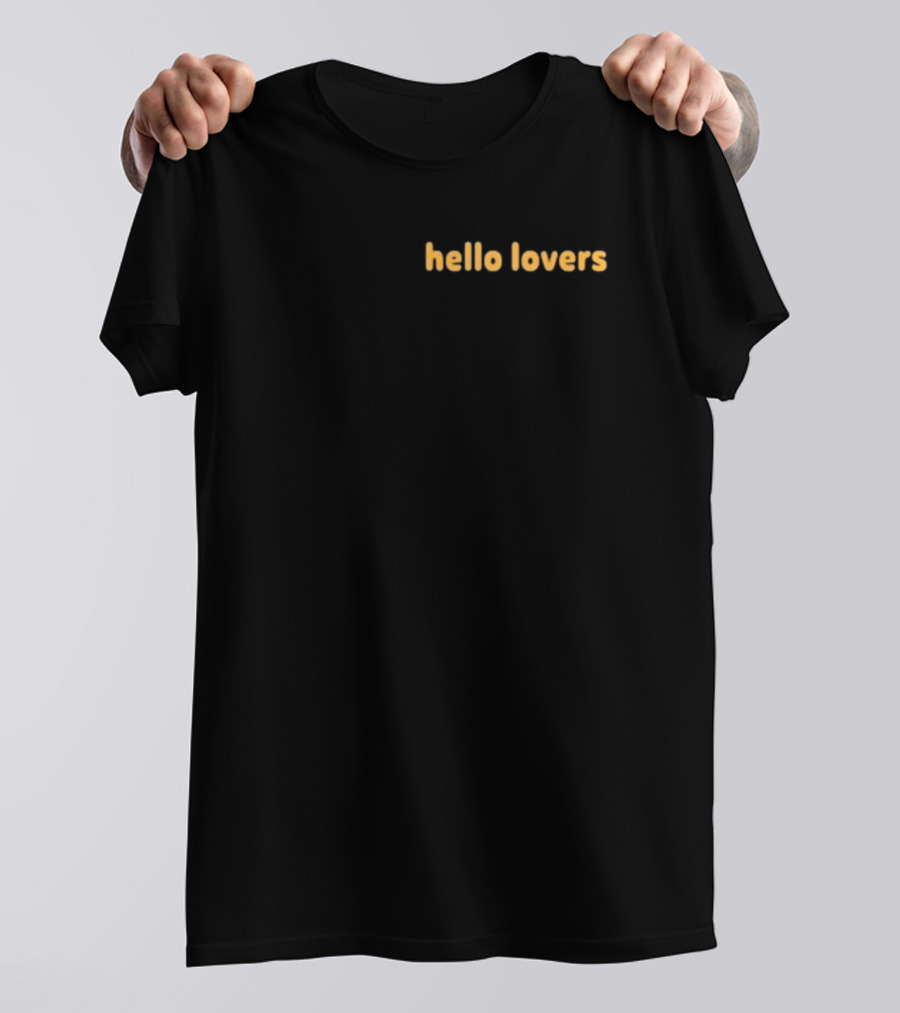 Niallhoran Hello Lovers Shop Text T-Shirt