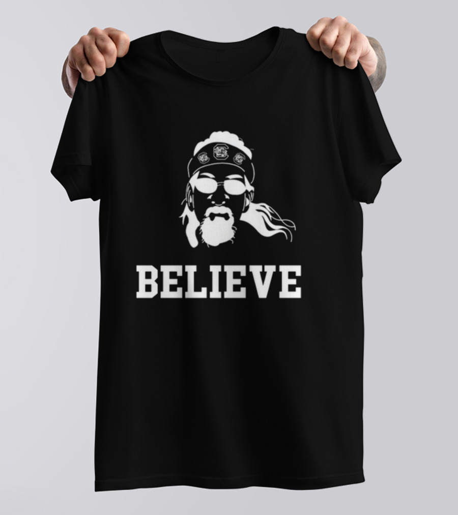 Carlton Thompson Gamecock Jesus Believe T-Shirt