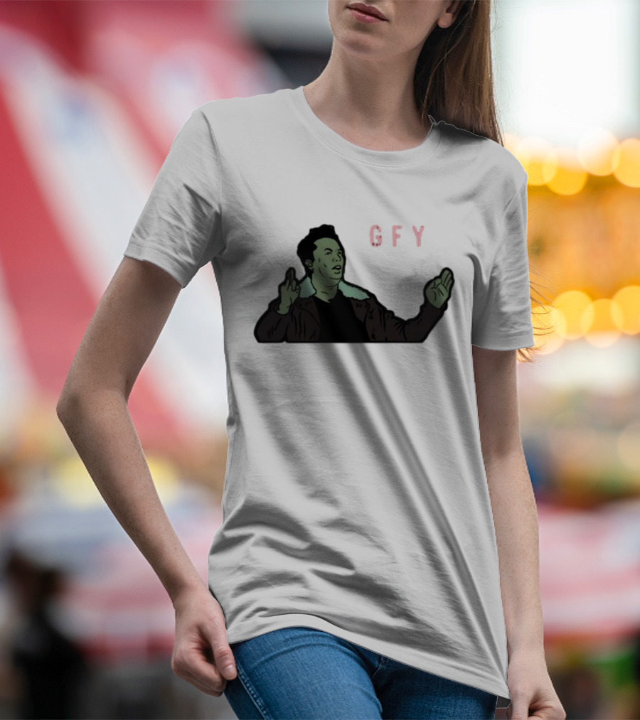 Elon Musk GFY Iconic Gesture Satirical Meme T-Shirt