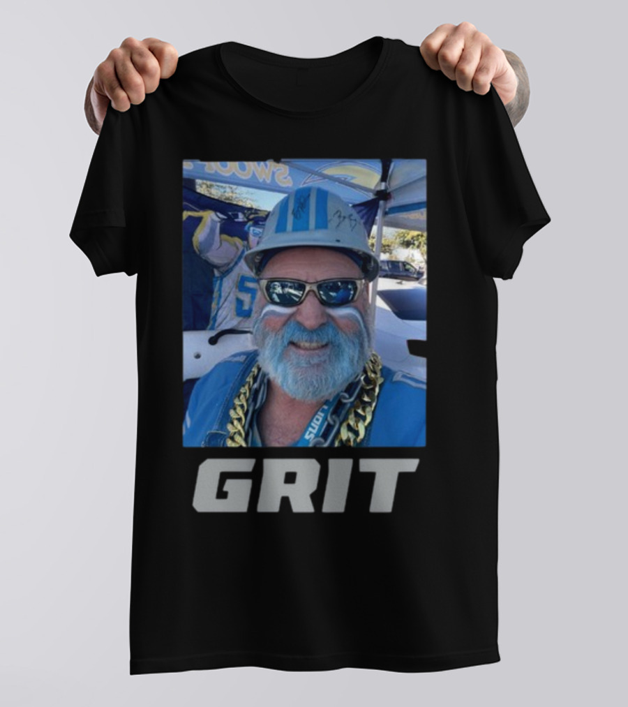 Lions Grit Gameday Enthusiast Celebrating Ron Crackman Crachiola T-Shirt