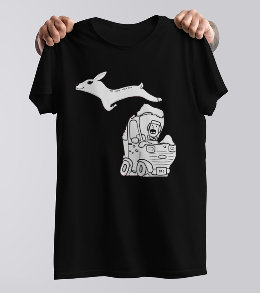 Michigan For Deer Ice Road Truck Journey T-Shirt