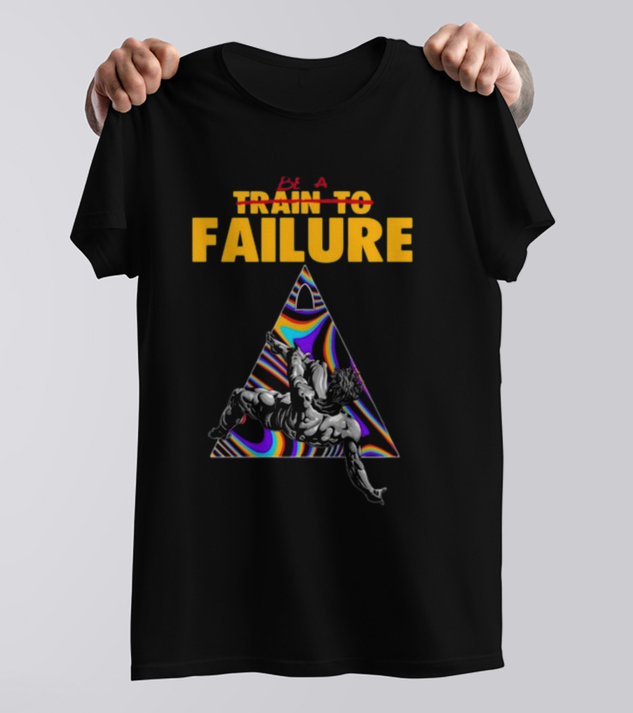 Raskol Apparel Be A Train To Failure Psychedelic Triangle T-Shirt