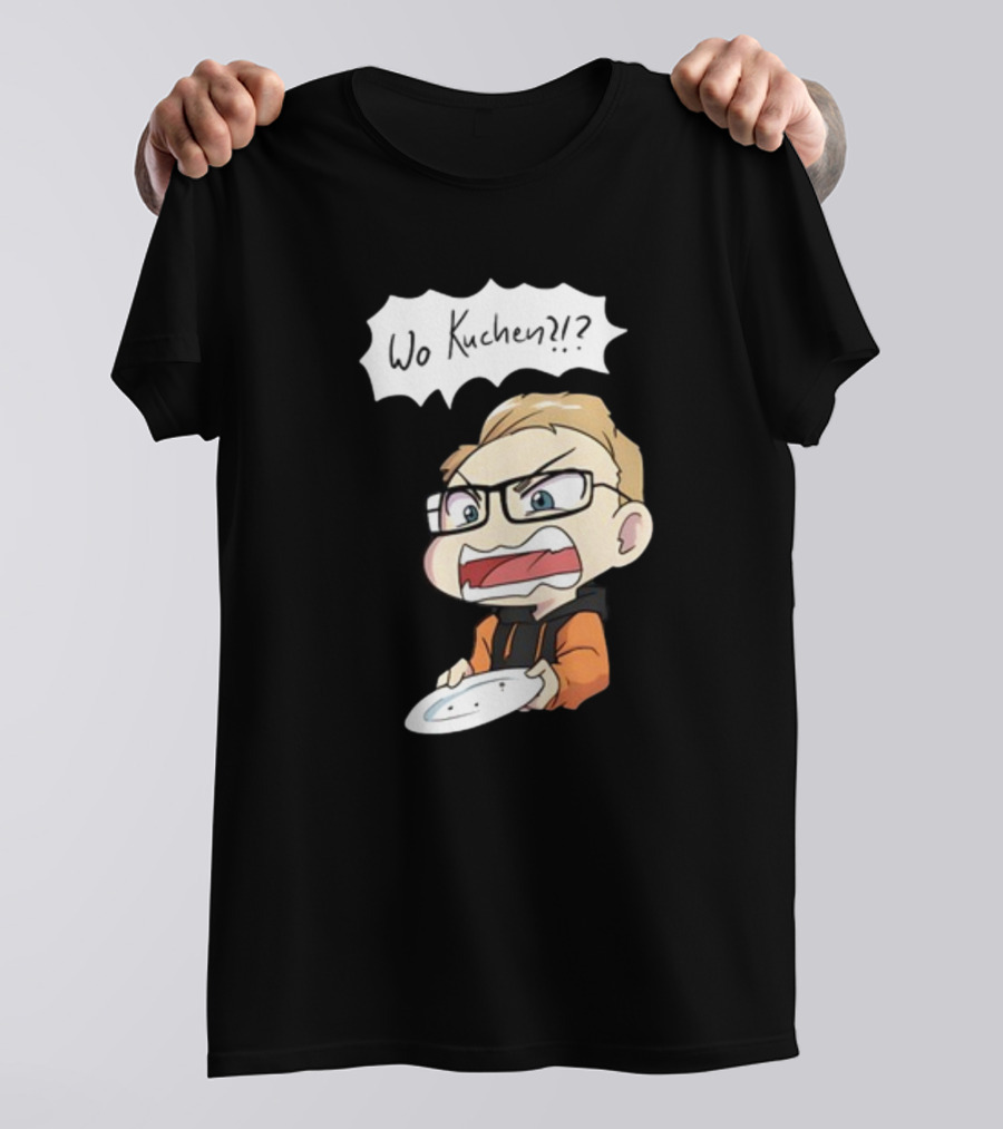 Wo Kuchen Kittycat Cakes Damen Comic Style Character T-Shirt