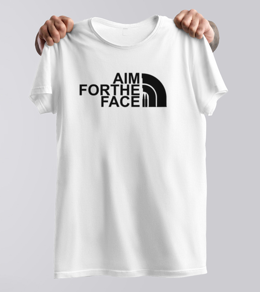 Mid Night Platoon Aim For The Face Bullet Inspired Arch T-Shirt