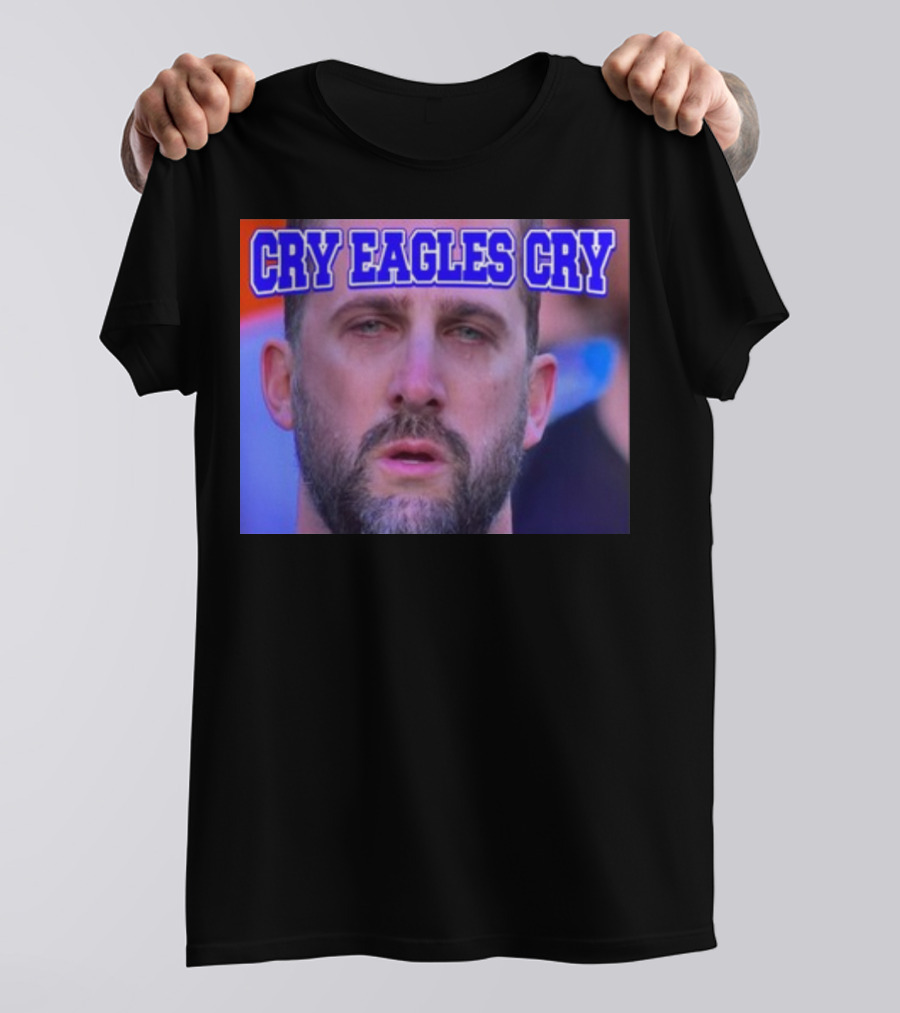 Shan Shariff Nick Sirianni Cry Eagles Cry Cry Eagles Cry T-Shirt