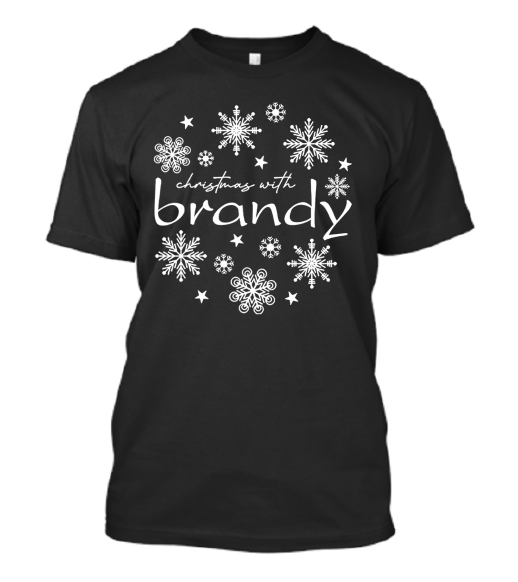 Christmas With Brandy Snowflakes Stars T-Shirt