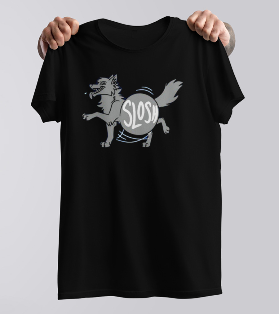 Slosh.Dog Slosh Ych Playful Canine T-Shirt