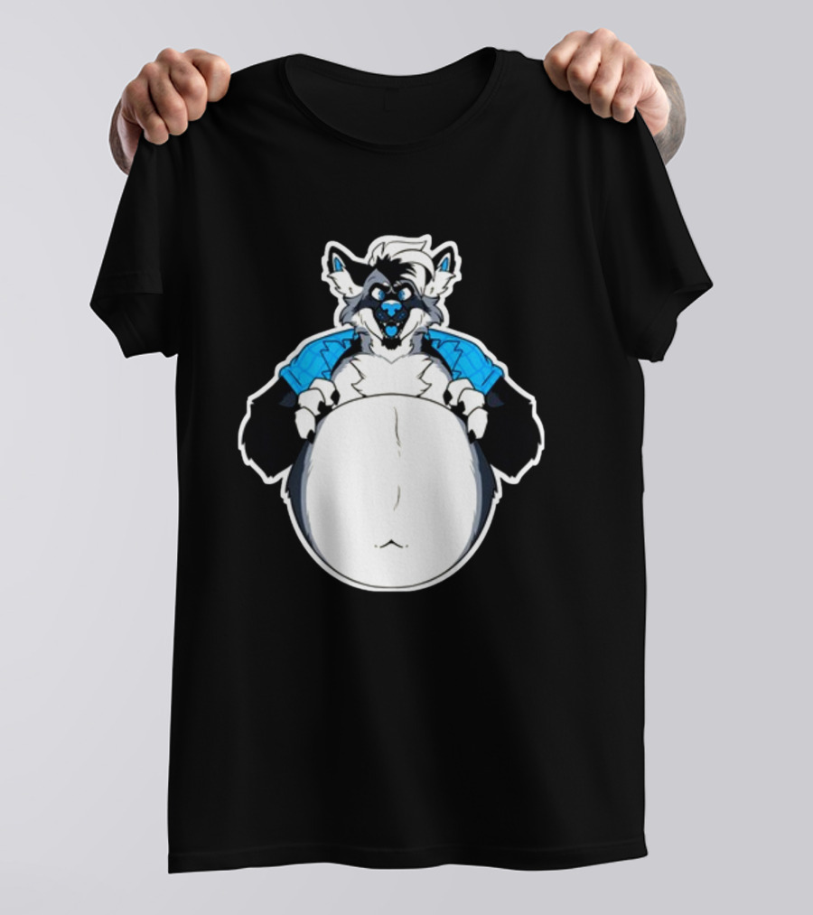 Sloshdog Jax's Cool Wolf Character T-Shirt