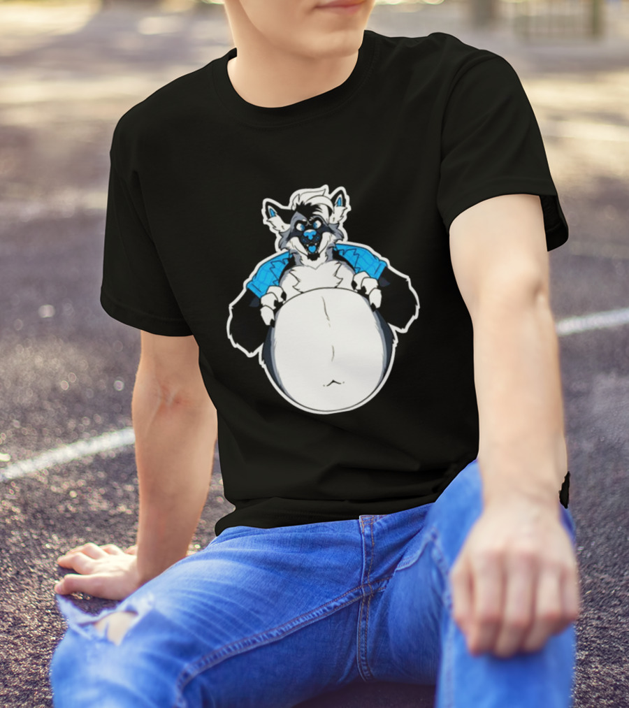 Sloshdog Jax's Cool Wolf Character T-Shirt
