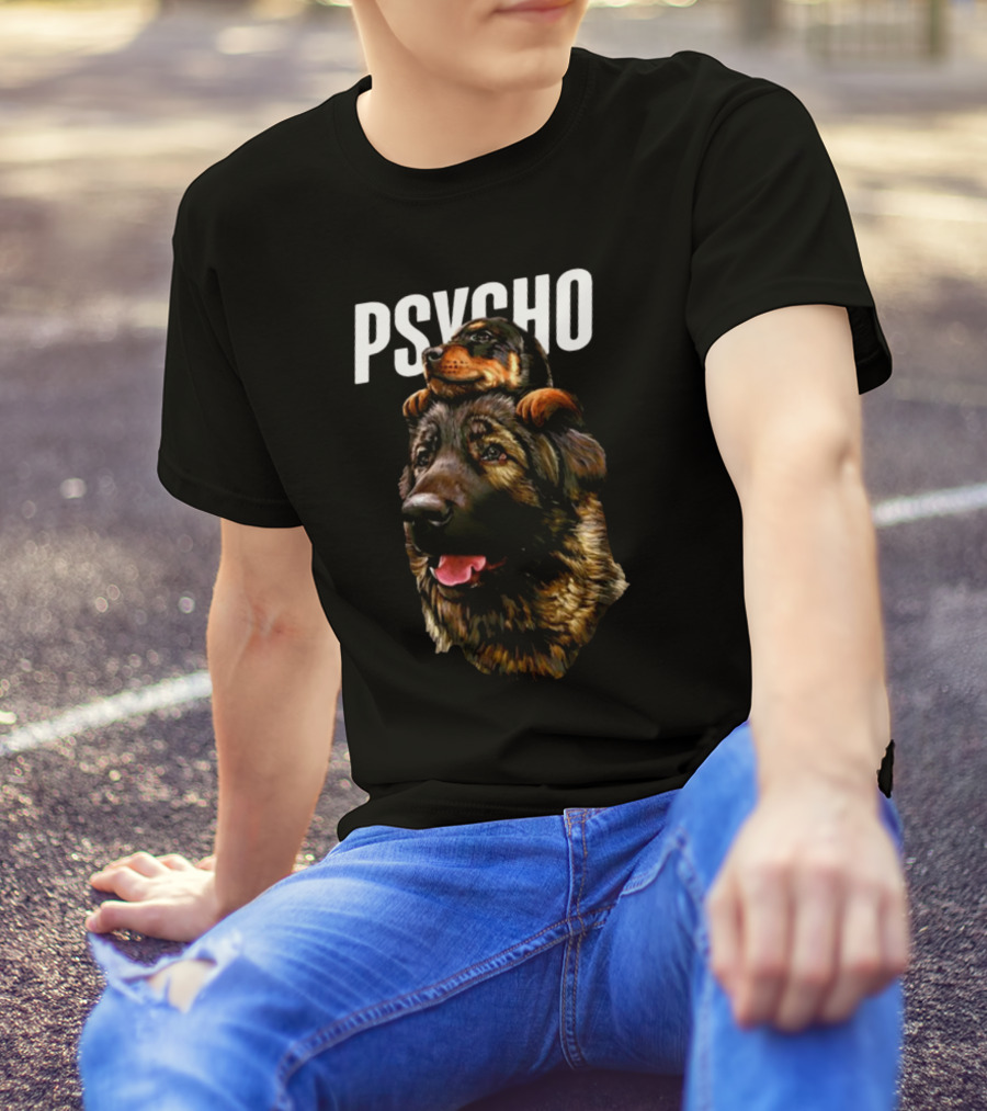PSYCHO Dog Pair T-Shirt