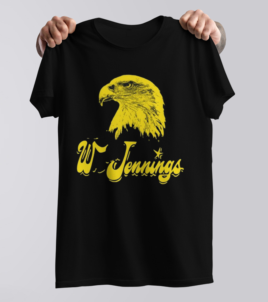 Seager X Waylon Jennings Eagle W Jennings Star T-Shirt