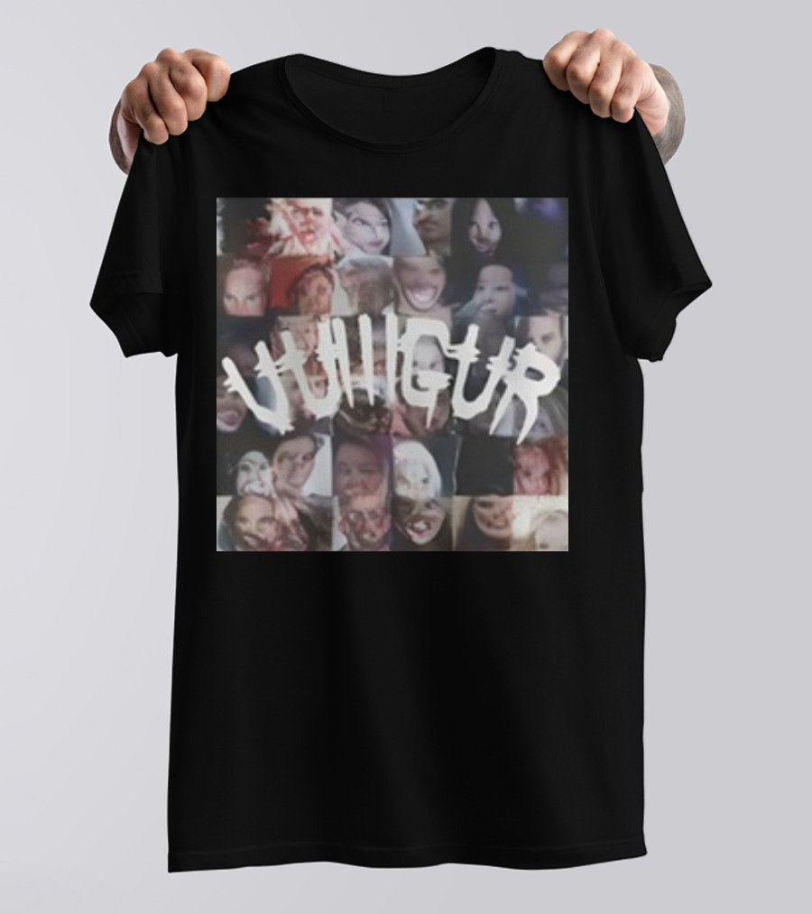Vulllgur Collage Ritual Faces T-Shirt