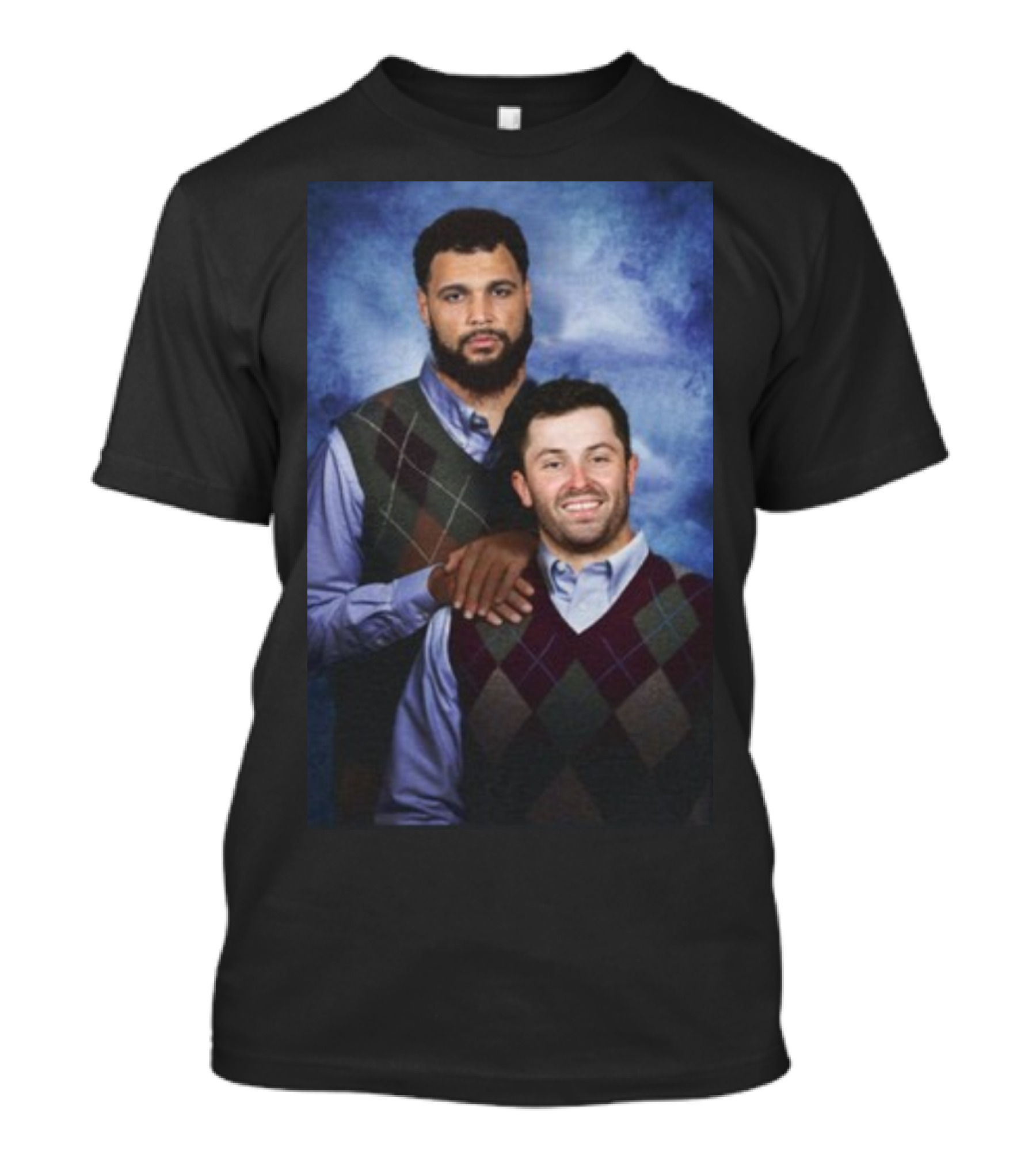 Baker Mayfield And Mike Evans Brothers Family Portrait Sweater Image T-Shirt