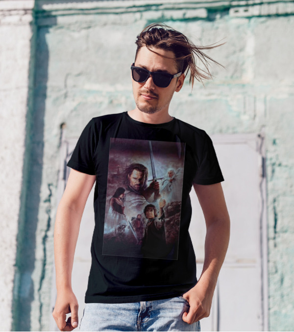 The Lord Of The Rings The Return Of The King Aragorn Frodo Gandalf Movie T-Shirt