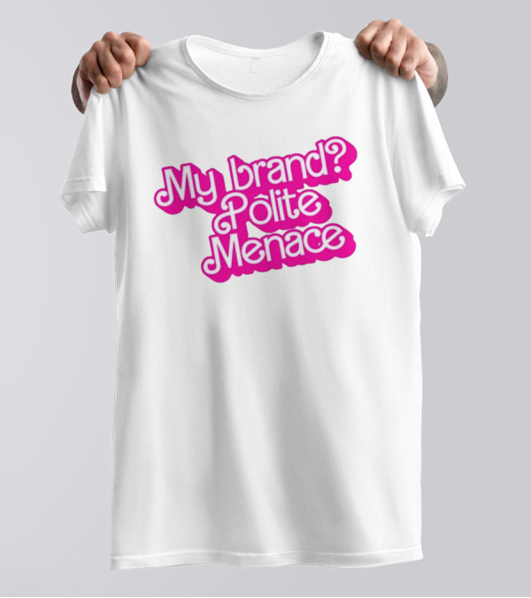 My Brand Polite Menace Barbie New T-Shirt