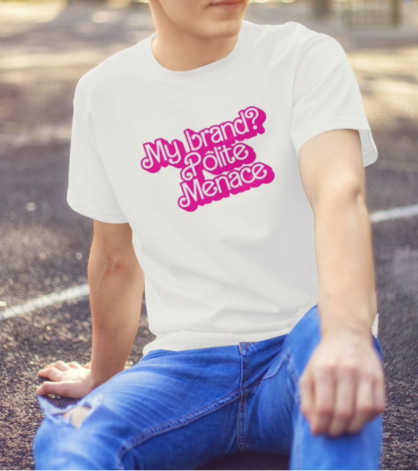 My Brand Polite Menace Barbie New T-Shirt