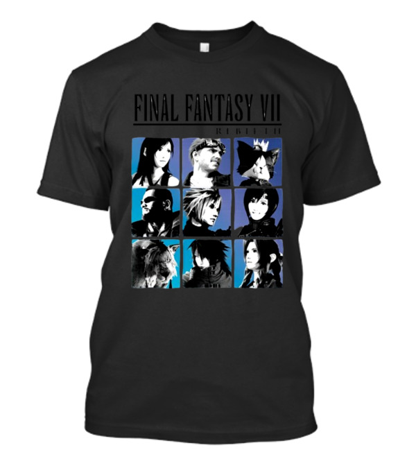 Final Fantasy VII Rebirth Character Collage T-Shirt