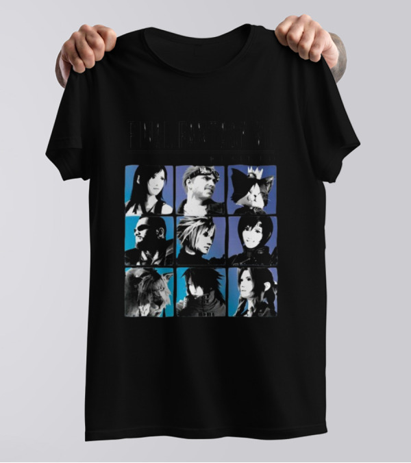 Final Fantasy VII Rebirth Character Collage T-Shirt