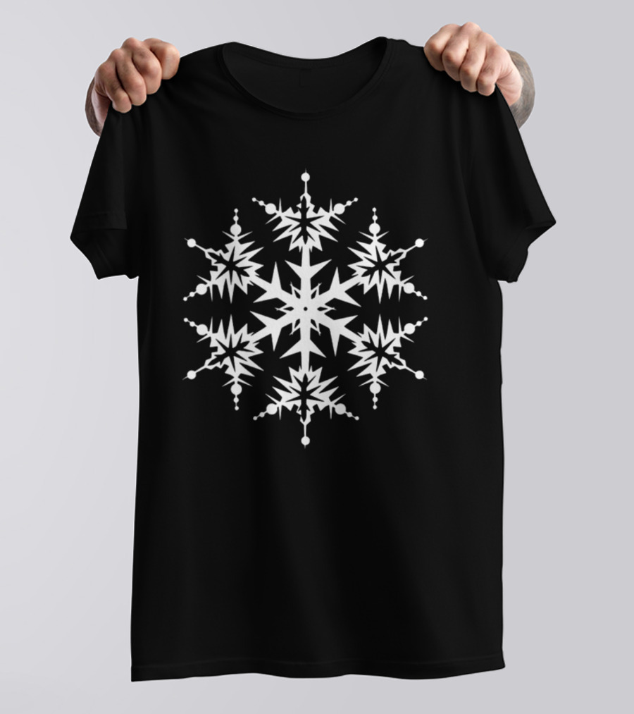 Snowflake Christmas Winter Holiday Frozen Starflake Decoration T-Shirt