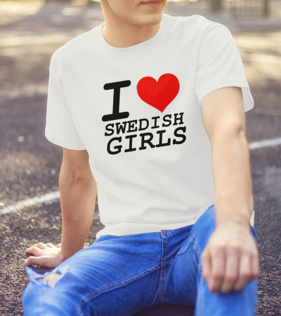 Pippin I Heart Swedish Girls T-Shirt