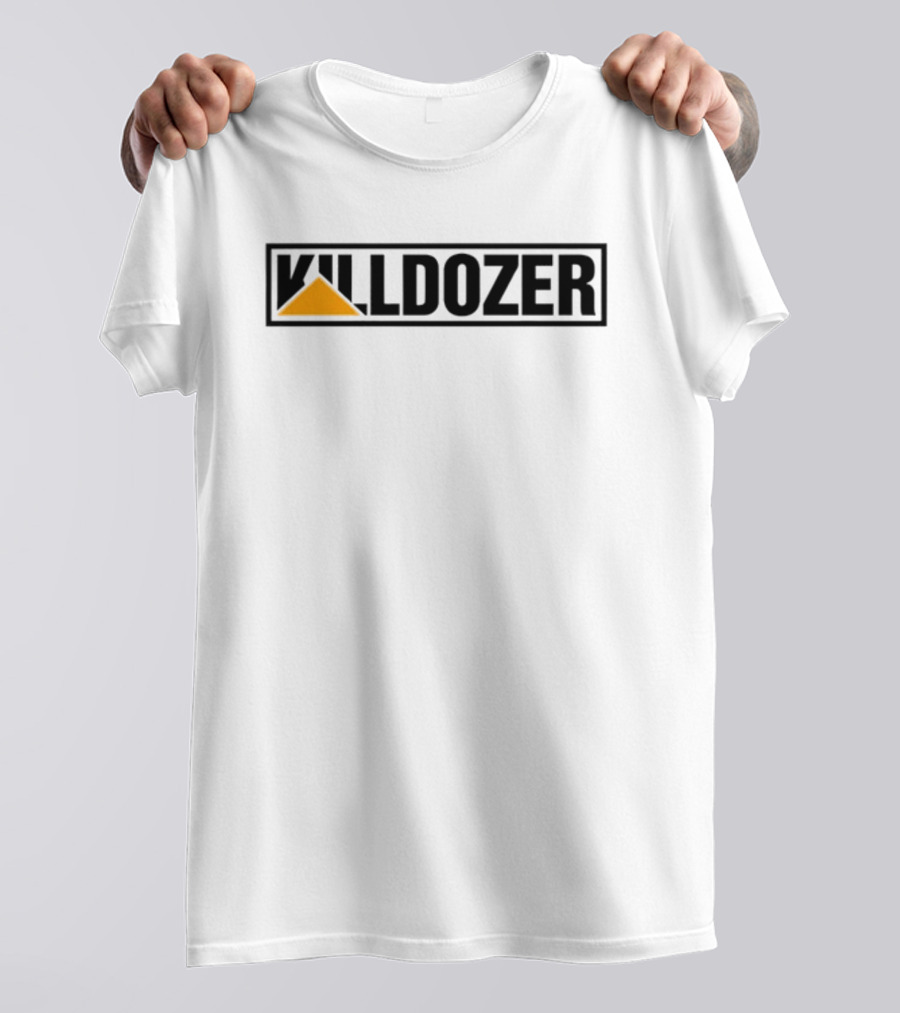 Killdozer Yellow Triangle Logo T-Shirt