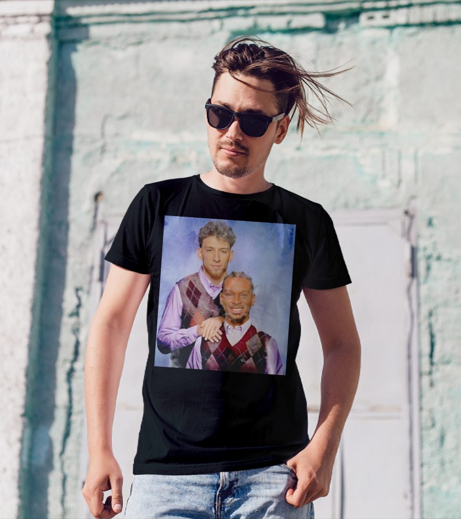 Chet Holmgren Shai Gilgeous Family Portrait Stepbrothers Sweater Look T-Shirt