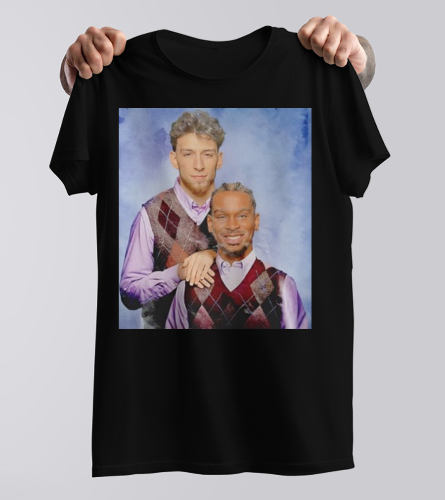 Chet Holmgren Shai Gilgeous Family Portrait Stepbrothers Sweater Look T-Shirt