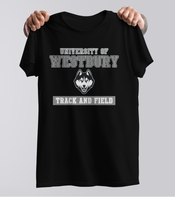 University Of Westbury Huskies Track And Field T-Shirt