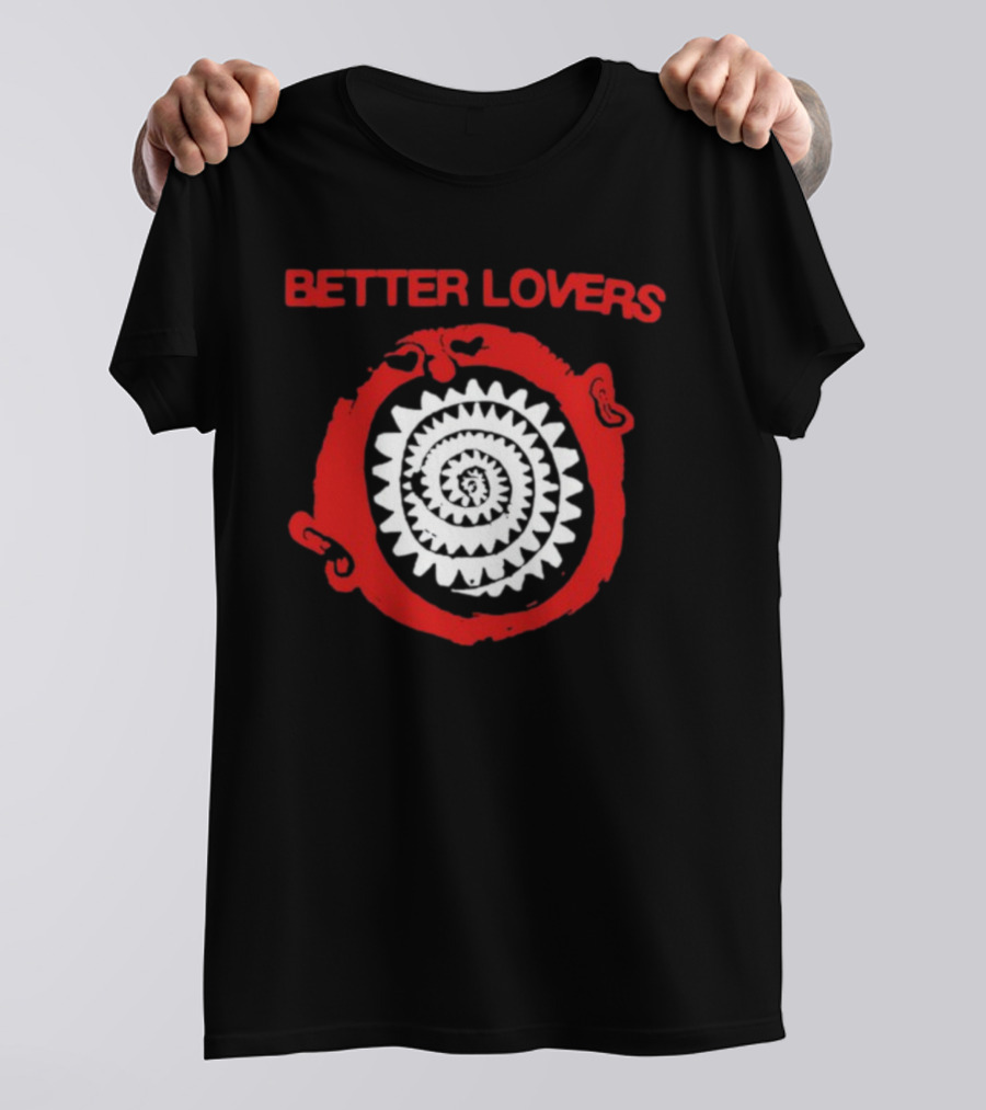 Better Lovers Red Spiral Teeth T-Shirt