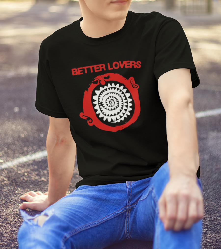 Better Lovers Red Spiral Teeth T-Shirt